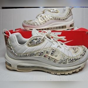 Nike Air Max 98 LX Phantom Recycled Material Sneakers Women's Size 9 AV4417-002